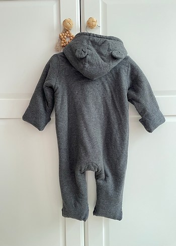 Gri Bebek Polar Tulumu - Görsel 4