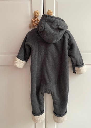 Gri Bebek Polar Tulumu - Görsel 2