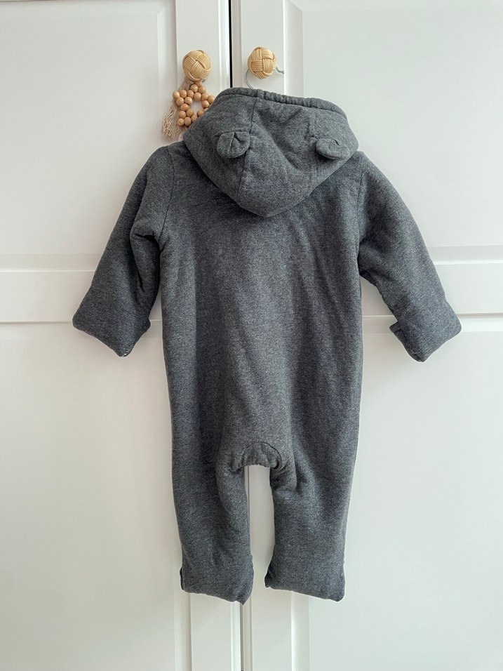 Gri Bebek Polar Tulumu - Görsel 4