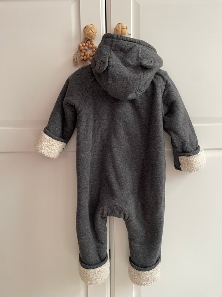 Gri Bebek Polar Tulumu - Görsel 2