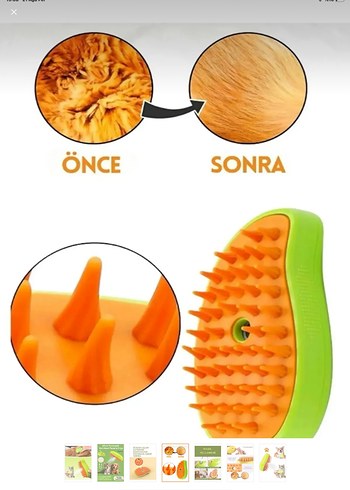 Buharlı kedi ve köpek tarağı - Görsel 7