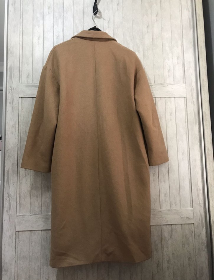 Stradivarius Uzun Kadın Kabanı - Görsel 3