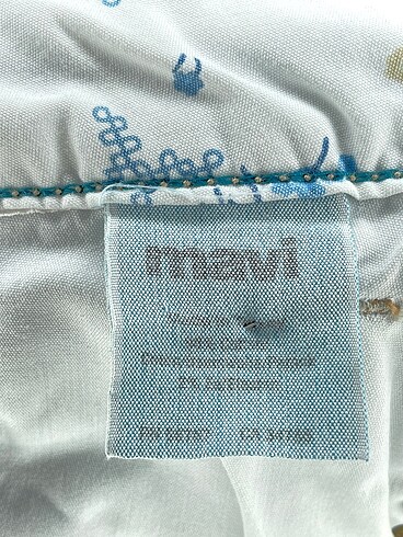 29 Beden çeşitli Renk Mavi Jeans Bermuda / Kapri %70 İndirimli.