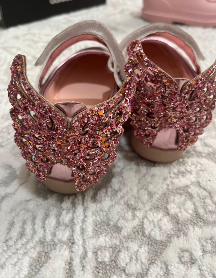 Kız Çocuk Parlak Pembe Tokalı Babet - Görsel 2