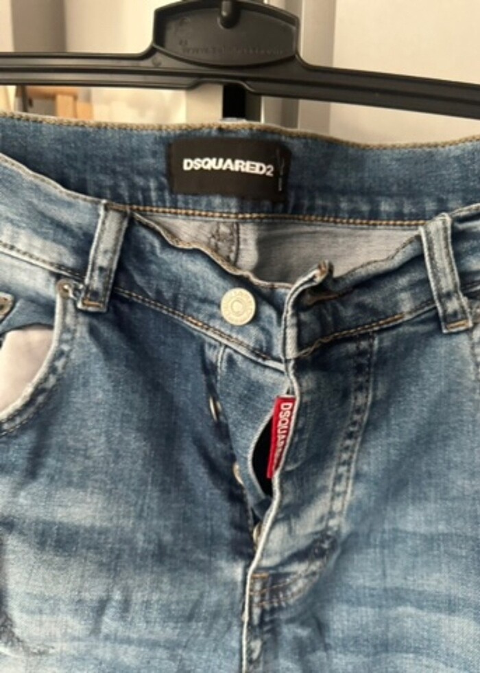 Erkek marka kot şort - Görsel 2