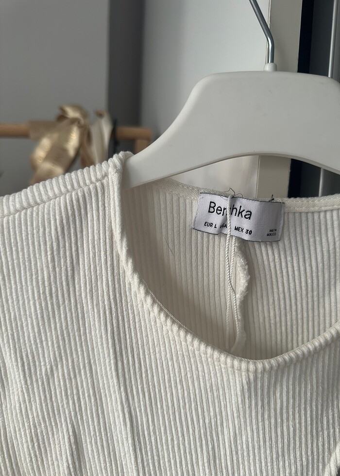 Beyaz dar kumaş - Görsel 4