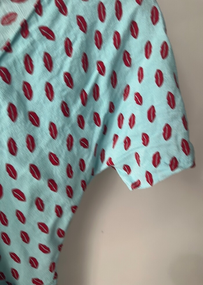 Zara dudaklı elbise - Görsel 5