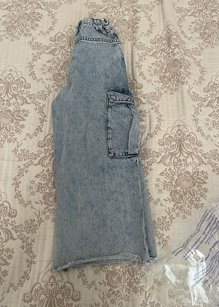 Tarz kot pantolon geniş - Görsel 2