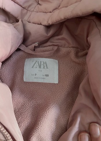 Kız Çocuk Pembe Düğmeli Mont - Görsel 2