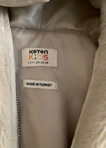 Kürklü Kapüşonlu Kız Yeleği - Görsel 3