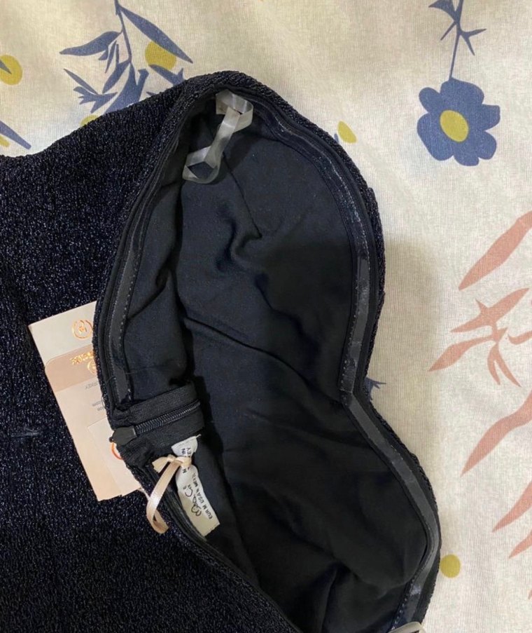 Siyah Drapeli Straplez Mini Elbise - Görsel 3