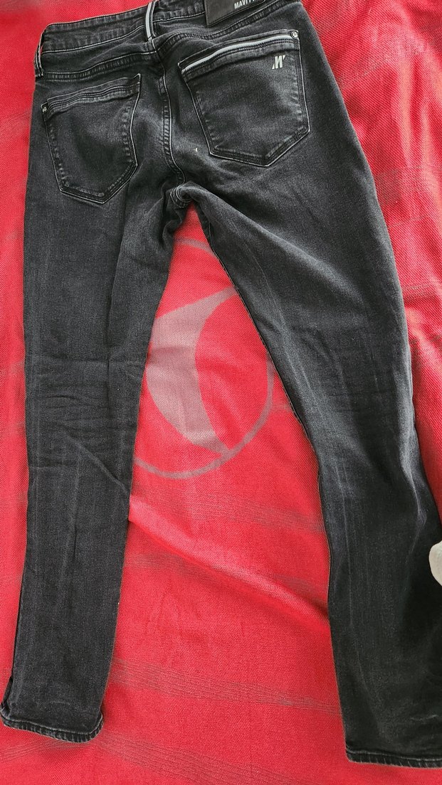 Siyah Erkek Kot Pantolon 27/30 - Görsel 2