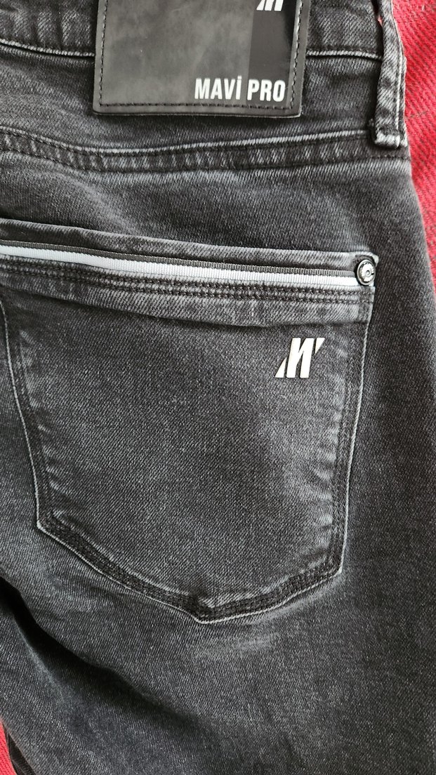 Siyah Erkek Kot Pantolon 27/30 - Görsel 3