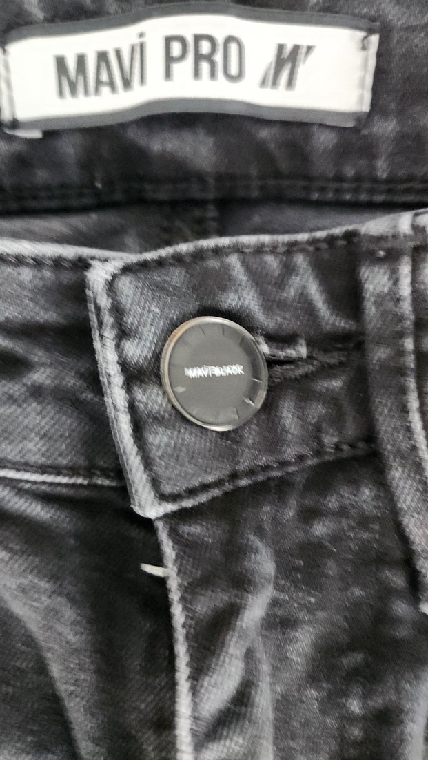 Siyah Erkek Kot Pantolon 27/30 - Görsel 4