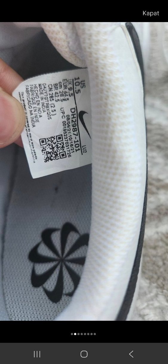 COURT VİSİON SIFIR 44.5 BEDEN - Görsel 2