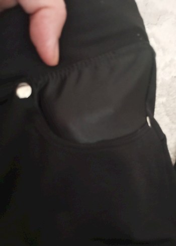 Siyah Kemerli  Pantolon - Görsel 9