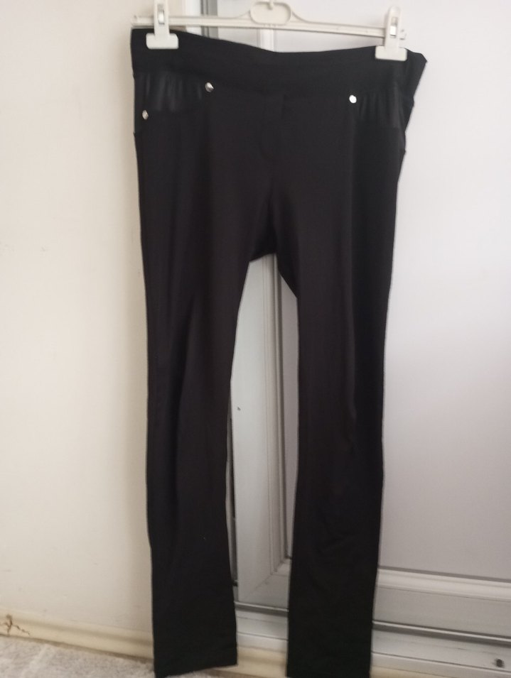 Siyah Kemerli  Pantolon - Görsel 2