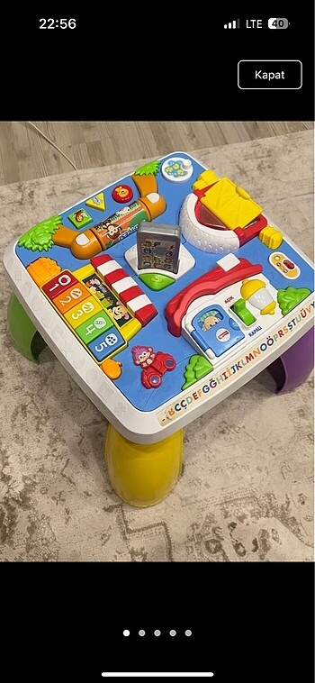 Fisher price aktivite masası