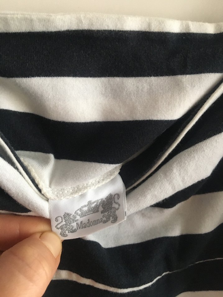 Çizgili Askılı Midi Elbise - Görsel 2