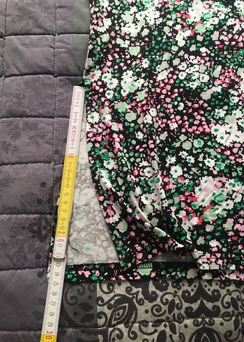 Çiçek Desenli Uzun Bohem Etek - Görsel 4