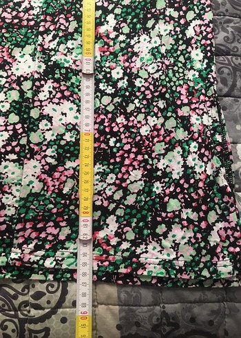 Çiçek Desenli Uzun Bohem Etek - Görsel 3