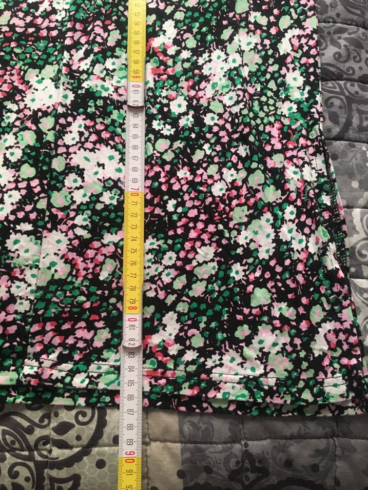 Çiçek Desenli Uzun Bohem Etek - Görsel 3