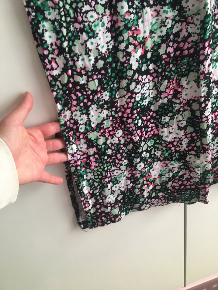 Çiçek Desenli Uzun Bohem Etek - Görsel 2