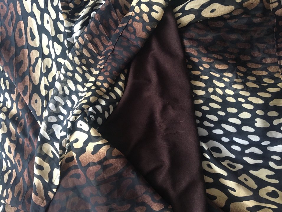 Bohem Zebra Desenli Piliseli Uzun Etek - Görsel 2