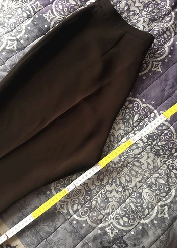 Kahverengi Kadın Ofis Kumaş Pantolon - Görsel 4