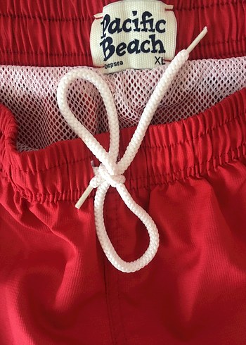 Kırmızı Erkek Mini Şort Mayo - Görsel 2