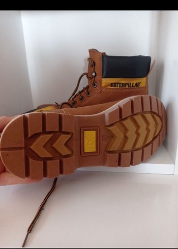 Caterpillar Erkek Kahverengi Deri Bot - Görsel 2