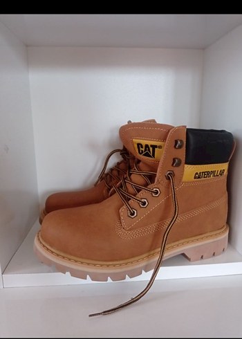 Caterpillar Erkek Kahverengi Deri Bot - Görsel 3
