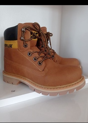 Tokalı Kahverengi Erkek Biker Outdoor Bot - Görsel 3