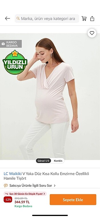 Hamile elbise emzirme özellikli
