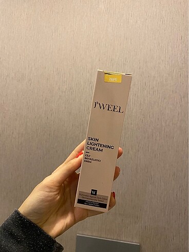 Jweel cilt beyazlatıcı krem
