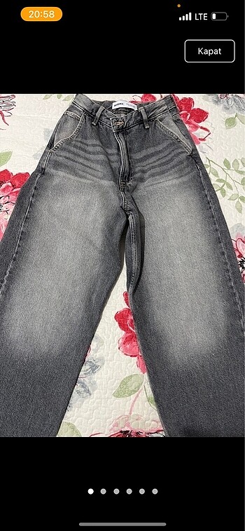Bershka Skater Jean P&B Kargo