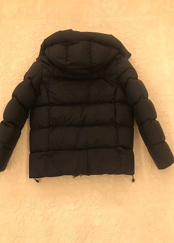 Siyah Erkek Mont, Yüksek Yaka, çok iyi durumda , çok sıcak - Görsel 4