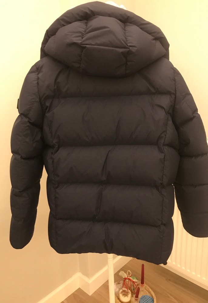 Siyah Erkek Mont, Yüksek Yaka, çok iyi durumda , çok sıcak - Görsel 2