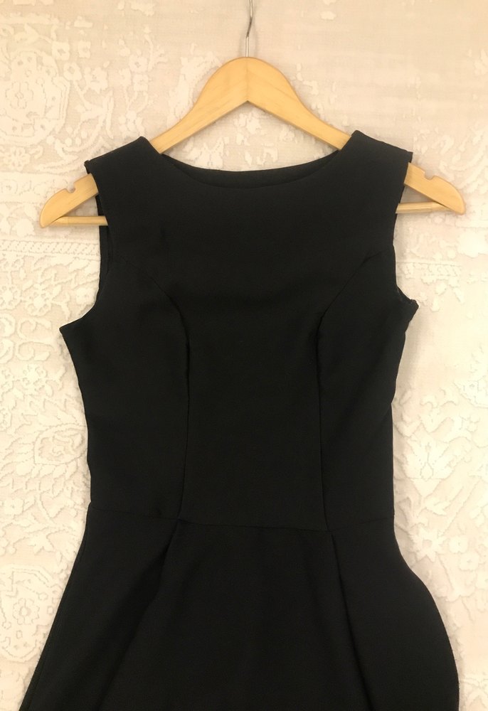 Uzun Siyah Straplez Drapeli Kadın Abiye Elbise - Görsel 5