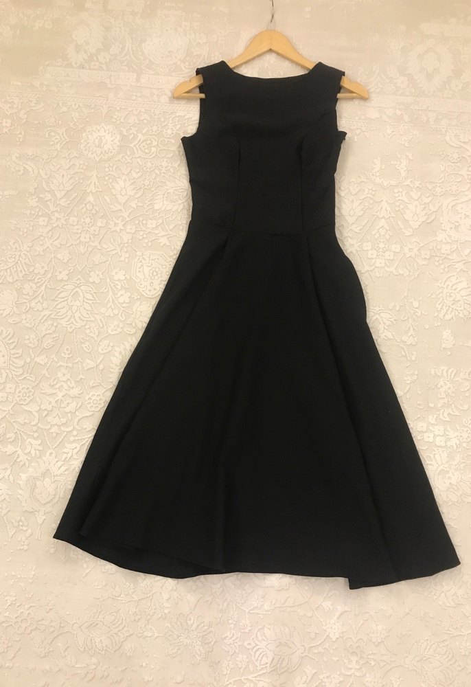 Uzun Siyah Straplez Drapeli Kadın Abiye Elbise - Görsel 4