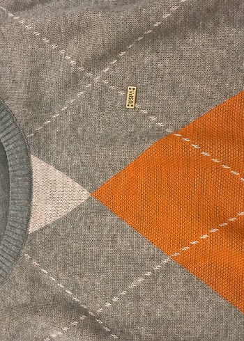 Gri Uzun Kollu Triko Kadın Kazak - Görsel 4