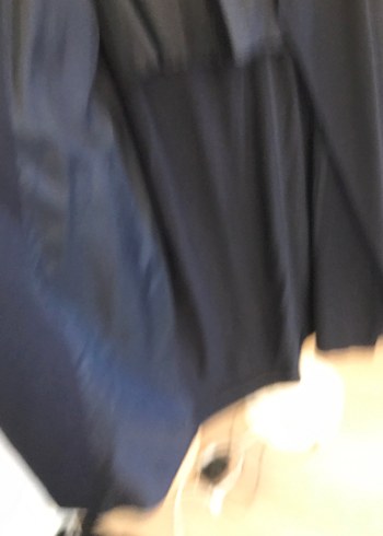 Lacivert Uzun Kadın Trençkot - Görsel 8