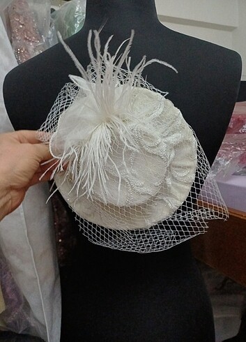 Nikah kepi vualet gelin şapkasi 