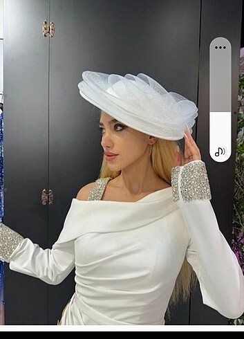  Beden Gelin şapkasi vualet nikah kepi 