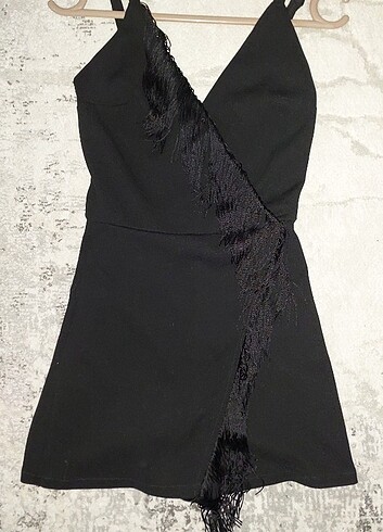 Bershka kruvaze mini tulum
