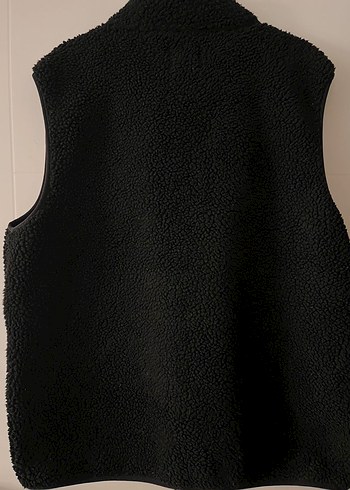 Erkek Siyah Fermuarlı Yüksek Yakalı Yelek - Görsel 2