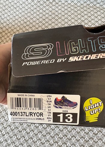 34 Beden Skechers orjinal kız çocuk spor ayakkabısı