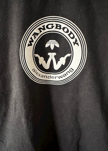 Siyah Baskılı Alexander wang adidas yoga tulım - Görsel 2