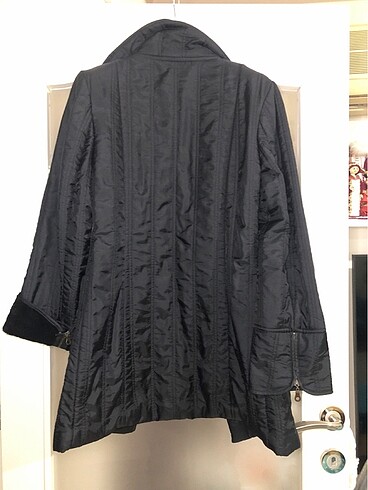 İçi kürklü siyah mont. - Görsel 9