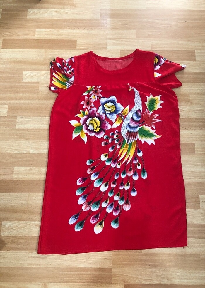 Pamuklu elbise - Görsel 3